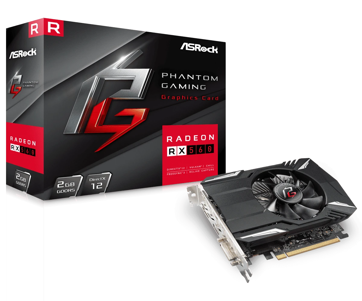 ASRock Phantom Gaming Radeon RX560 2G